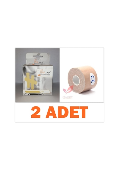 Bia Tape Sporcu  Bandı 5Cm X 5M Ten Rengi Biatape Bant
