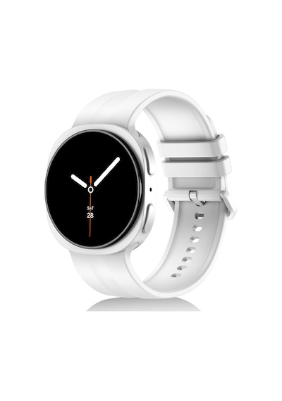 Samsung Galaxy Watch 8 44mm Uyumlu Krd-159 22mm Silikon Kordon - Sarı