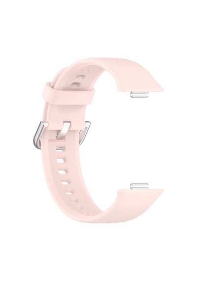 Huawei Watch Fit 4 Fit 4 Pro İle Uyumlu Dikiş Desenli Metal Tokalı Dokuma Silikon Kordon