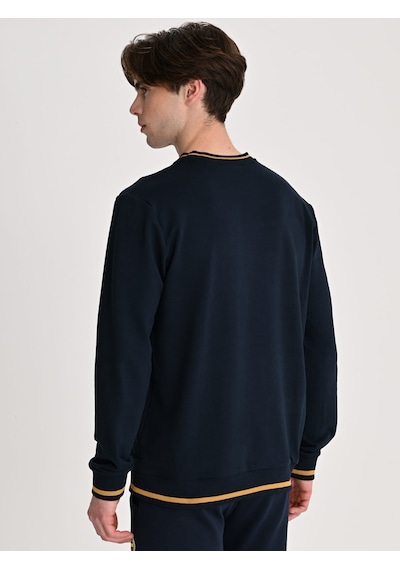Fenerbahçe Lacivert Tribün Established 1907 Erkek Sweatshirt Fb Laci Yeni