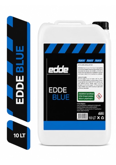 Edde Blue 10 Lt Scr'li Dizel Araçlar Için Eddeblue Emisyon Azaltıcı Araba Araç Oto