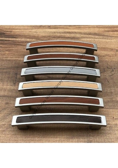 Gürçayhırdavat Gürçay Plastik Ahşap Desenli Çekmece Dolap Kapak Kulpu Zr 96Mm (2 (475046721)
