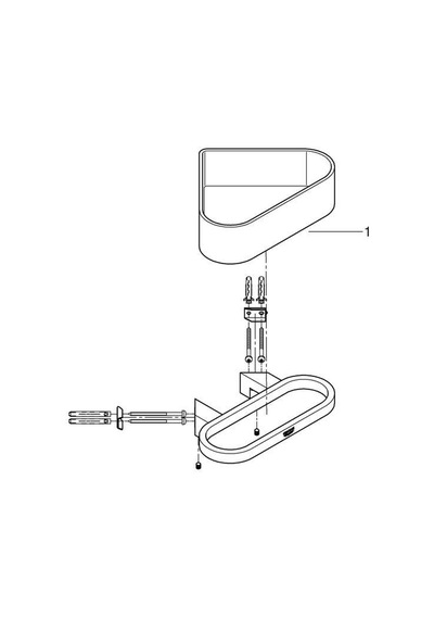 Grohe Selection Köşe Duş Rafı - 41038000