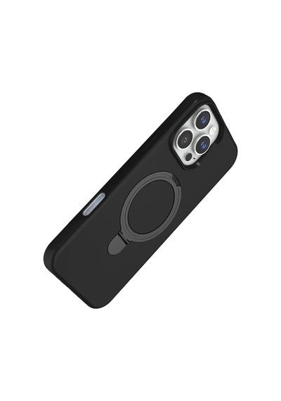 Apple İphone 16 Pro Max Regal Magsafe Standlı Kapak - Siyah 0.2M-Çok Renkli