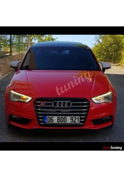 Audi A3 8v Yarasa Ayna Kapağı - Parlak Siyah - Abs Plastik