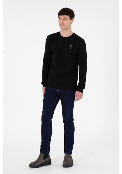 U.s. Polo Assn. Erkek Siyah Sweatshirt 50292596-vr046 Siyah