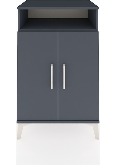 Hyperion Komodin 3 Raflı 2 Kapaklı 60x44x96 Antrasit-antrasit Antrasit
