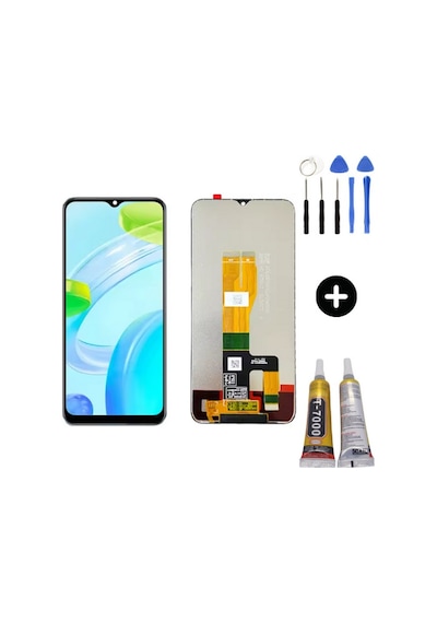 Realme C30s Rmx3690 Uyumlu Servis Lcd Ekran Dokunmatik + Montaj Seti