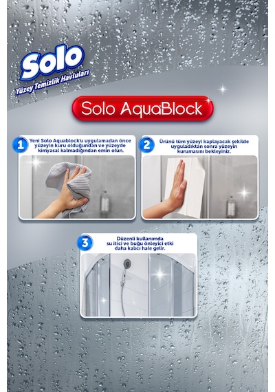 Aquablock Yüzey Temizlik Havlusu 6'lı 180 Yaprak Diğer