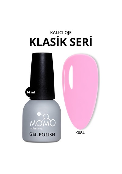 Momo Professional Kalıcı Oje K084 Açık Pembe 14 Ml
