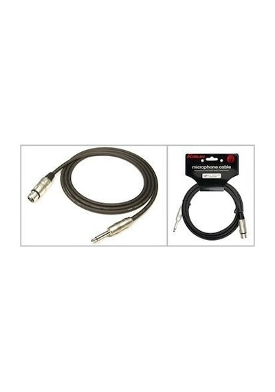 Mp-482pr-3mt Mikrofon Kablosu 24awg, Xlr F - 1/4'' Mono Plug