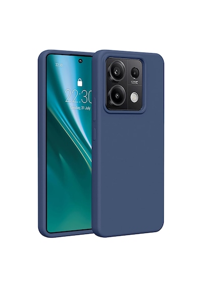 Newface - 256 - Xiaomi Redmi Note 13 Pro 5g Kılıf First Silikon - Ece-umay - - Lacivert