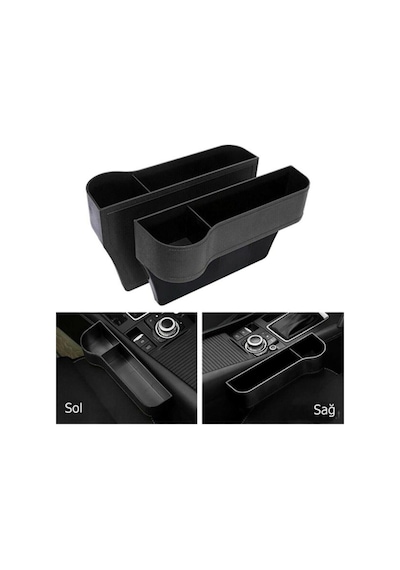 Koltuk Arası Bardak Tutucu Organizer 2 Li Set Oto Bardaklık