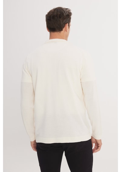 AC&Co / Altınyıldız Classics Erkek Ekru Sıcak Tutan Yünlü Standart Fit Normal Kesim Gömlek Yaka Cepli Triko Hırka Ekru AC&Co / Altınyıldız Classics Erkek Ekru Sıcak Tutan Yünlü Standart Fit Normal Kesim Gömlek Yaka Cepli Triko Hırka Ekru
