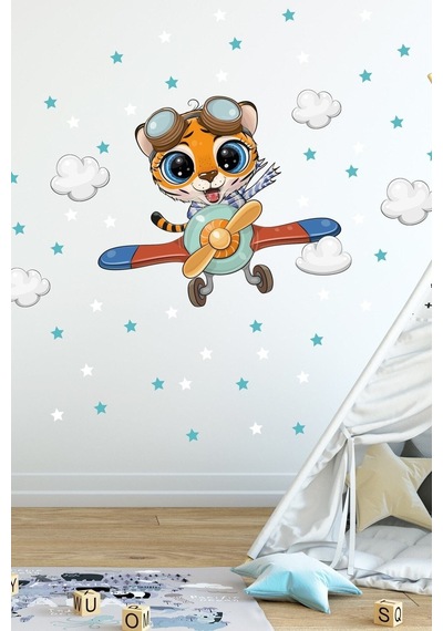 Pilot Kaplan Duvar Sticker Seti Sm0