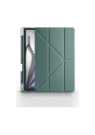Apple Uyumlu iPad, Air 11 10.9 Inç Air 4 5 6 2020 2022 2024 Kılıf Kalem Bölmeli Stadlı Uyku Modlu Akıllı Case Kılıf