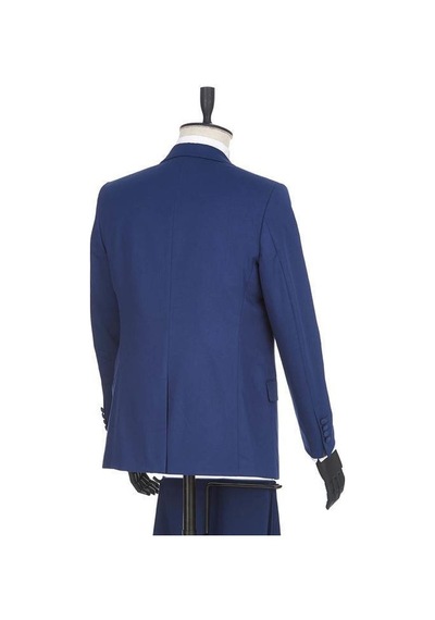 İmza Lacivert Gabardin Mono Yaka Astarlı Yelekli 6 Drop Slim Fit Dar Kesim Smokin Damatlık 1001190166-Lacivert İmza Lacivert Gabardin Mono Yaka Astarlı Yelekli 6 Drop Slim Fit Dar Kesim Smokin Damatlık 1001190166-Lacivert