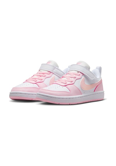 Nike Court Borough Low Recraft Ps Beyaz & Pembe Çocuk Sneaker & Günlük Spor Ayakkabı