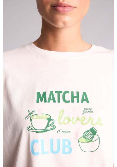 Defacto Oversıze Kısa Kollu 2li Yeşil Şortlu Pijama Takımı I0436ax26hsgn503 Yeşil-gn503