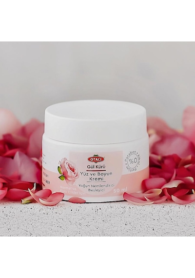 Gül Kürü Nemlendirici Yüz ve Boyun Kremi 50ml