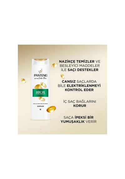 Pro-v Güç & Parlaklık Şampuan 400ml Zayıf Ve Mat Saçlar İçin X 3 Adet Tüm Saç Tipleri