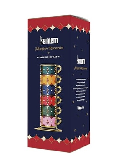 Bialetti İstiflenebilir 6'li Kahve Fincanı "teddy Bear" Çok Renkli