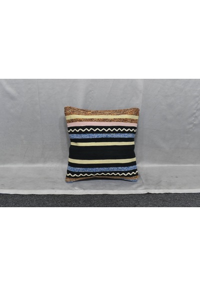 Zehra Abla Halı Yeni El Dokuma Dekoratif Kilim Kırlent Yastık Kılıfı 6090