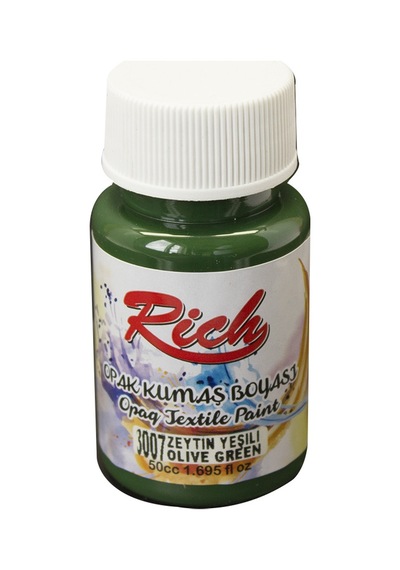 Rıch Kumaş Boyası Opak 50 Cc Zeytin Yeşili