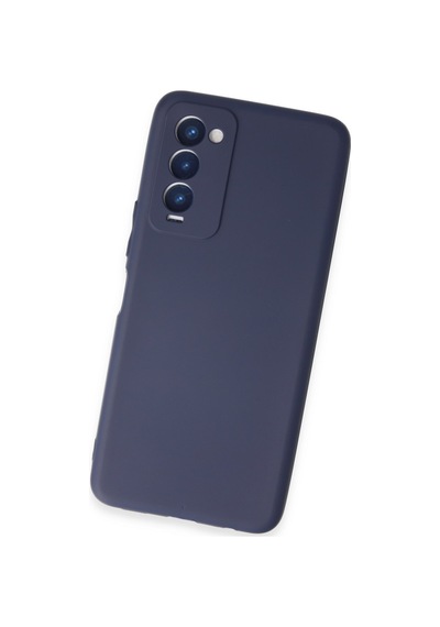 Tecno Camon 18 Uyumlu Kılıf First Silikon - Lacivert