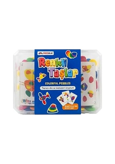 Renkli Taşlar, Eğitici Oyuncak, Renkli Çakıl Taşları