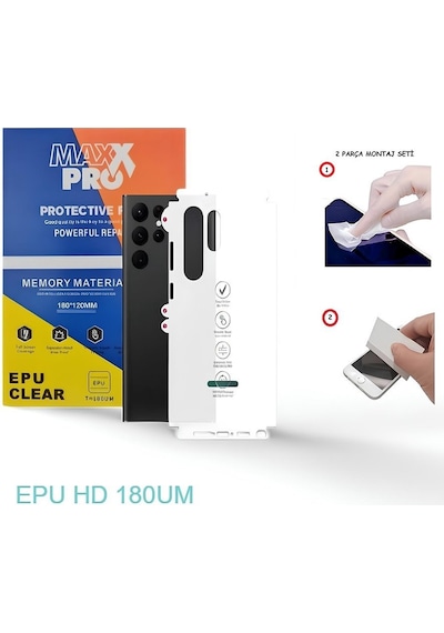 Xiaomi Redmi Note 12s Nano Full Arka Kaplama Esnek Ultra İnce - Maxxpro - Epu Hd 81113501