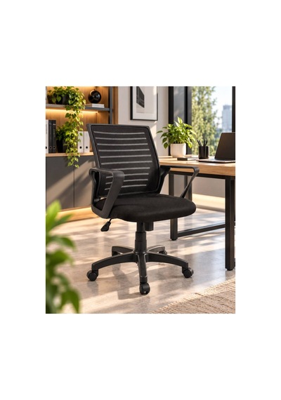 Torino Ergonomik Fileli Ofis Koltuğu, Yükseklik Ayarlı, Kollu, Döner Tekerlekli Bilgisayar Ve Çalışm Siyah Torino Ergonomik Fileli Ofis Koltuğu, Yükseklik Ayarlı, Kollu, Döner Tekerlekli Bilgisayar Ve Çalışm Siyah