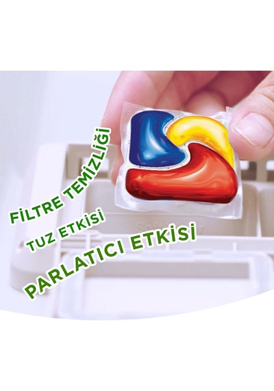 Fairy Platinum Plus Limon Kokulu Bulaşık Makinesi Deterjanı 8 Tablet