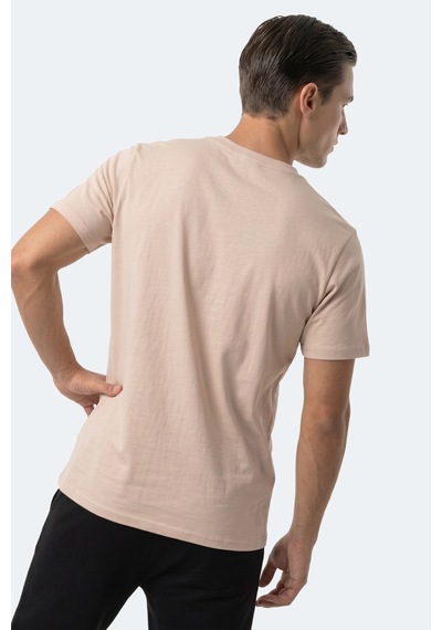 Slazenger Rosalva T Erkek Pamuklu Taş Gri Tişört