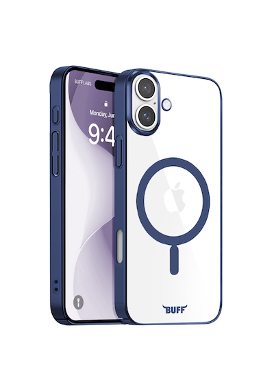Apple Uyumlu iPhone Buff 16 Plus Magsafe Slim Fit Kılıf Blue