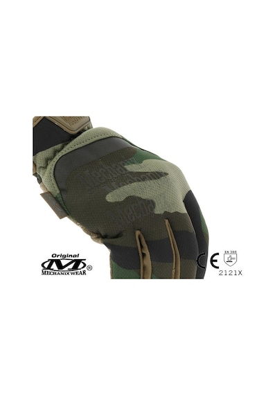 Mechanix Wear® FastFit Woodland Camo Tactical Eldiven Kahverengi
