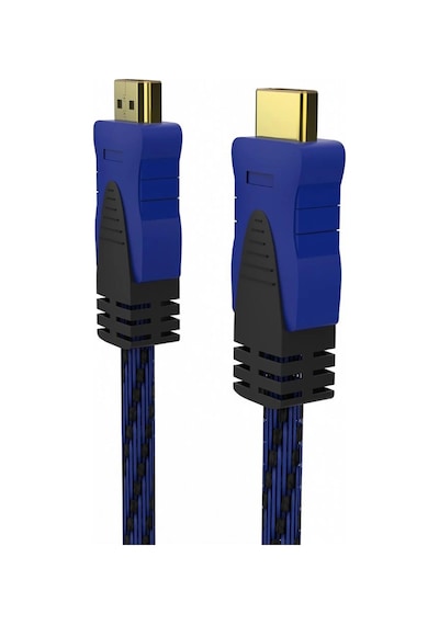 Inca Ihk-05t 5mt Örgülü Altın Uç 2.0v Hdmı Kablo 18 Gbps Bant Genişliği , 4k& 2k & Full Hd Kdo