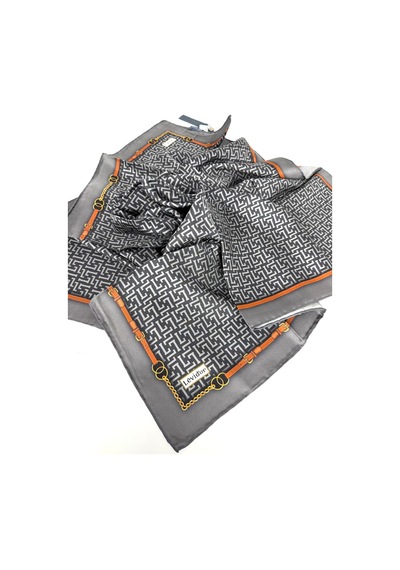 Levidor Twill İpek Eşarp-0943 Füme
