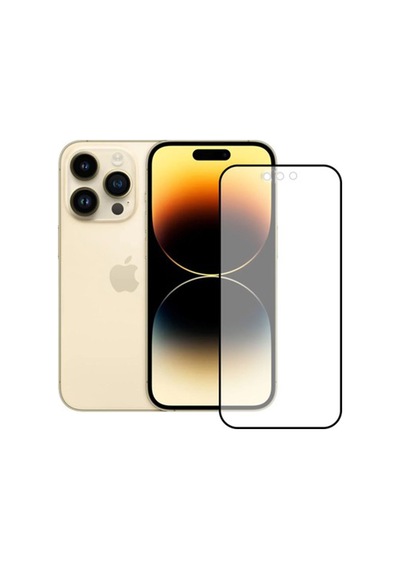 Nettech Apple Uyumlu iPhone 14 Pro Ön Koruma Mat Seramik Nano Ekran Koruyucu - Siyah