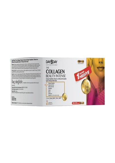 Day2day The Collagen Beauty Intense Ananas Aromalı 30 + 30 Saşe - 1 Alana 1 Hediye