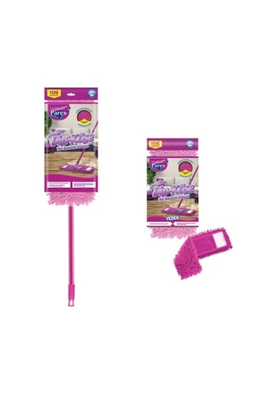 Parex Mikrofiber Dip Köşe Yer Temizlik Sistemi + Yedek Bez