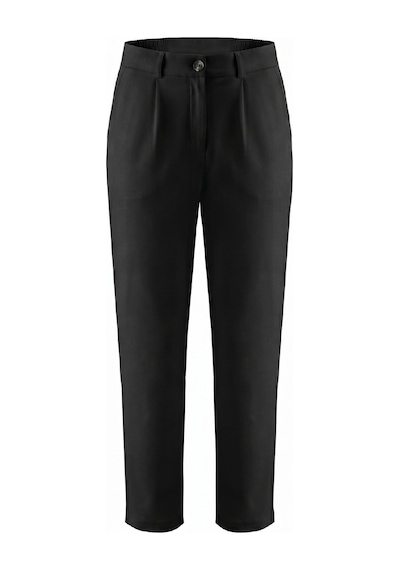Goffra Kadın Flexon Ultra Esnek Relaxed Beli Lastikli Jogger Pantolon Siyah W702-r0433-07