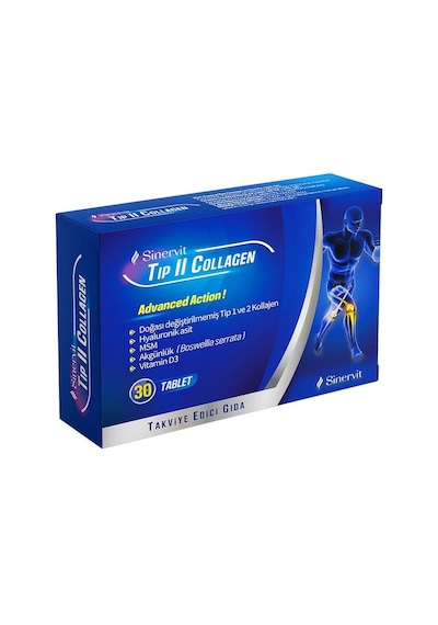 Sinervit Tip Iı Collagen 30 Tablet