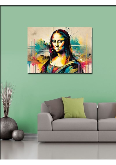 Kanvas Tablo Mona Lisa Sanatı 70cmx100cm