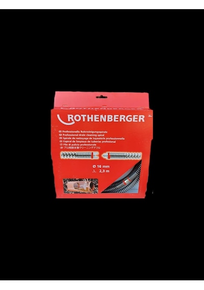 Rothenberger 16 Mm Boru Temizleme Ve Tıkanıklık Açma Spirali
