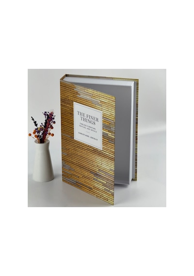 Bak Gel Al Kitap Görünümlü Dekoratif Kutu, Iskandinav Tarzı Kitap Şeklinde Saklama Kutusu, Ev Dekorasyonu, Modern Ev Dekorasyonu- Finer Things - Dvdktpkt006