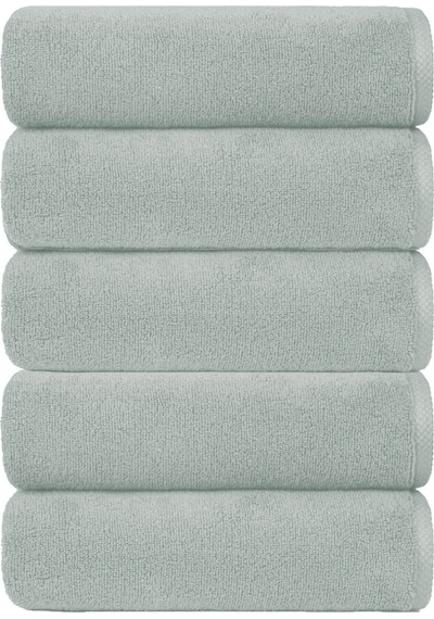 5 Li El Yüz Otel Havlusu 50x85 Cm Renkli 16/1 Avs 200 Gr Gri