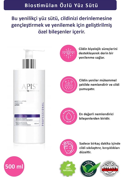 Apis Natural Exosomes Pro Biostimulating Lotion 500 ML