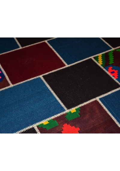 Patchwork El Örgüsü Anadolu Kilimi – Spring (425718334)
