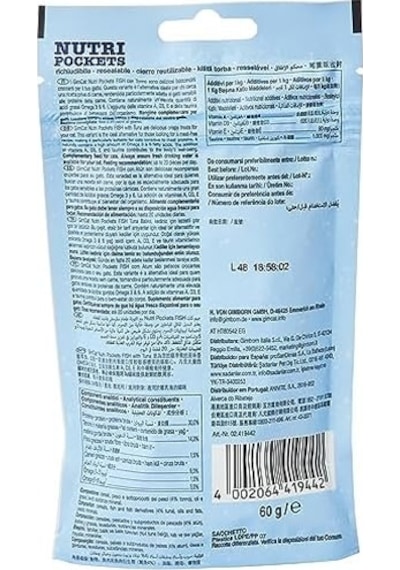Gimcat Kedi Ödül Tableti Np Ton Balıklı, 60 Gr 2li Paket